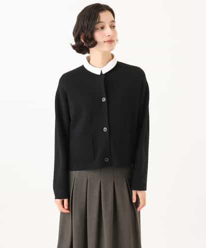 NHSJD12290 GIANNI LO GIUDICE(小さいサイズ) ヴィスコースナイロンミラノカーディガン