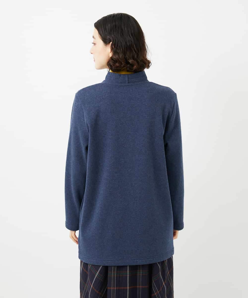 NHTAF84270 GIANNI LO GIUDICE(小さいサイズ)(メゾン ドゥ サンク) ボンバーヒートカーディガン ネイビー