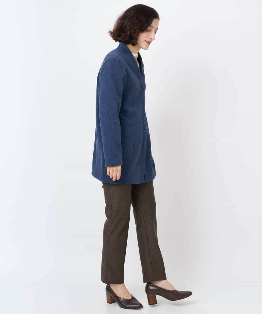 NHTAF84270 GIANNI LO GIUDICE(小さいサイズ)(メゾン ドゥ サンク) ボンバーヒートカーディガン ネイビー
