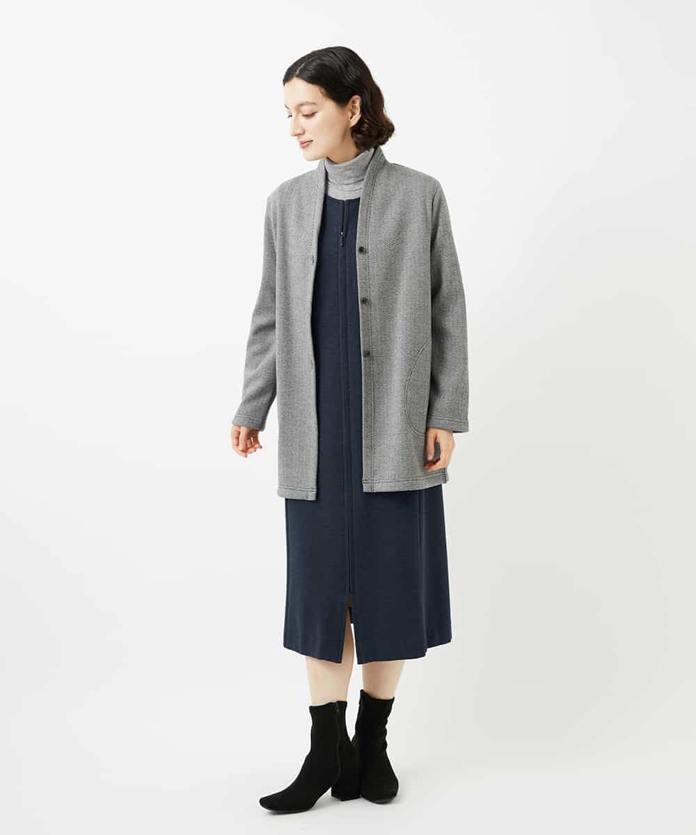NHTAF84270 GIANNI LO GIUDICE(小さいサイズ)(メゾン ドゥ サンク) ボンバーヒートカーディガン ネイビー