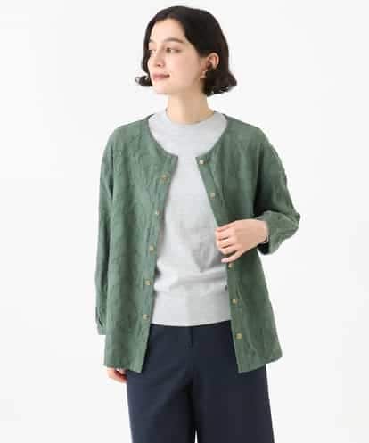 NHTJD13290 GIANNI LO GIUDICE(小さいサイズ) [日本製]コットンカットジャガードライトジャケット