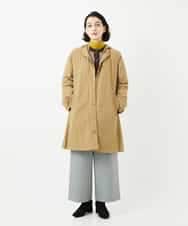 NHUAF84490 GIANNI LO GIUDICE(小さいサイズ)(メゾン ドゥ サンク) ナイロンタスランダウンコート ベージュ