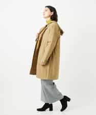 NHUAF84490 GIANNI LO GIUDICE(小さいサイズ)(メゾン ドゥ サンク) ナイロンタスランダウンコート ベージュ