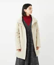 NHUAF85590 GIANNI LO GIUDICE(小さいサイズ)(メゾン ドゥ サンク) ストレッチタフタダウンコート ライトベージュ
