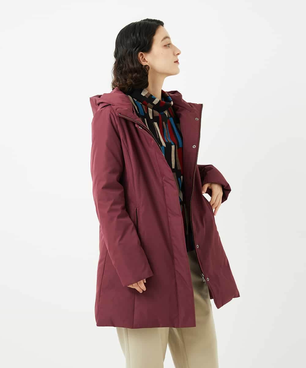 NHUAF85590 GIANNI LO GIUDICE(小さいサイズ)(メゾン ドゥ サンク) ストレッチタフタダウンコート ライトベージュ