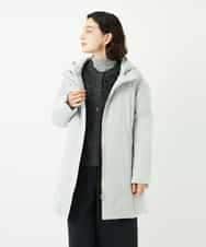 NHUAF85590 GIANNI LO GIUDICE(小さいサイズ)(メゾン ドゥ サンク) ストレッチタフタダウンコート ライトベージュ