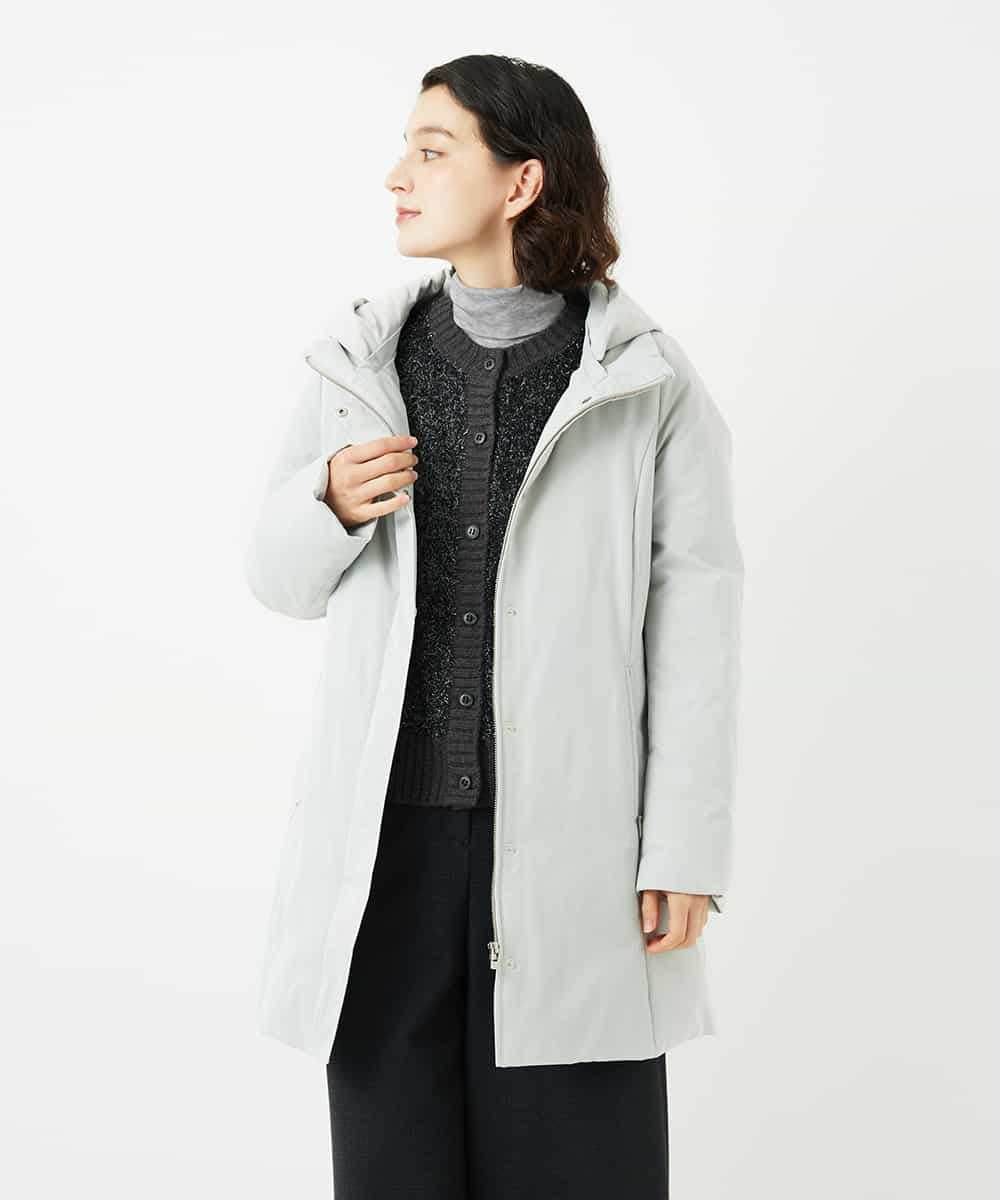 NHUAF85590 GIANNI LO GIUDICE(小さいサイズ)(メゾン ドゥ サンク) ストレッチタフタダウンコート ライトベージュ