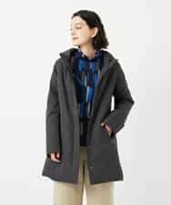 NHUAF85590 GIANNI LO GIUDICE(小さいサイズ)(メゾン ドゥ サンク) ストレッチタフタダウンコート ライトベージュ