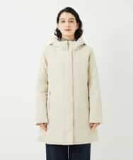 NHUAF85590 GIANNI LO GIUDICE(小さいサイズ)(メゾン ドゥ サンク) ストレッチタフタダウンコート ライトベージュ