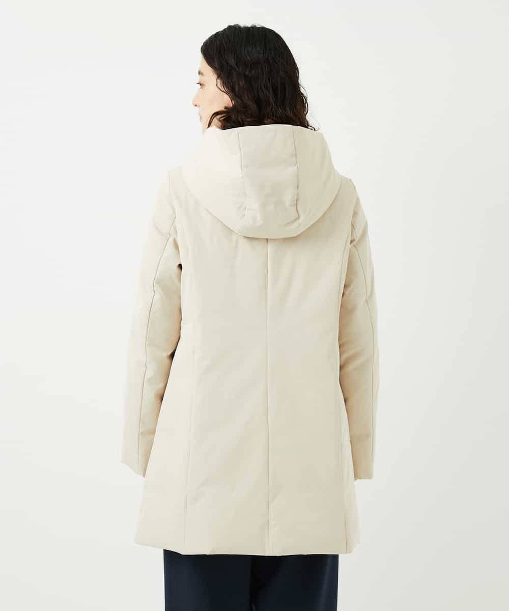 NHUAF85590 GIANNI LO GIUDICE(小さいサイズ)(メゾン ドゥ サンク) ストレッチタフタダウンコート ライトベージュ