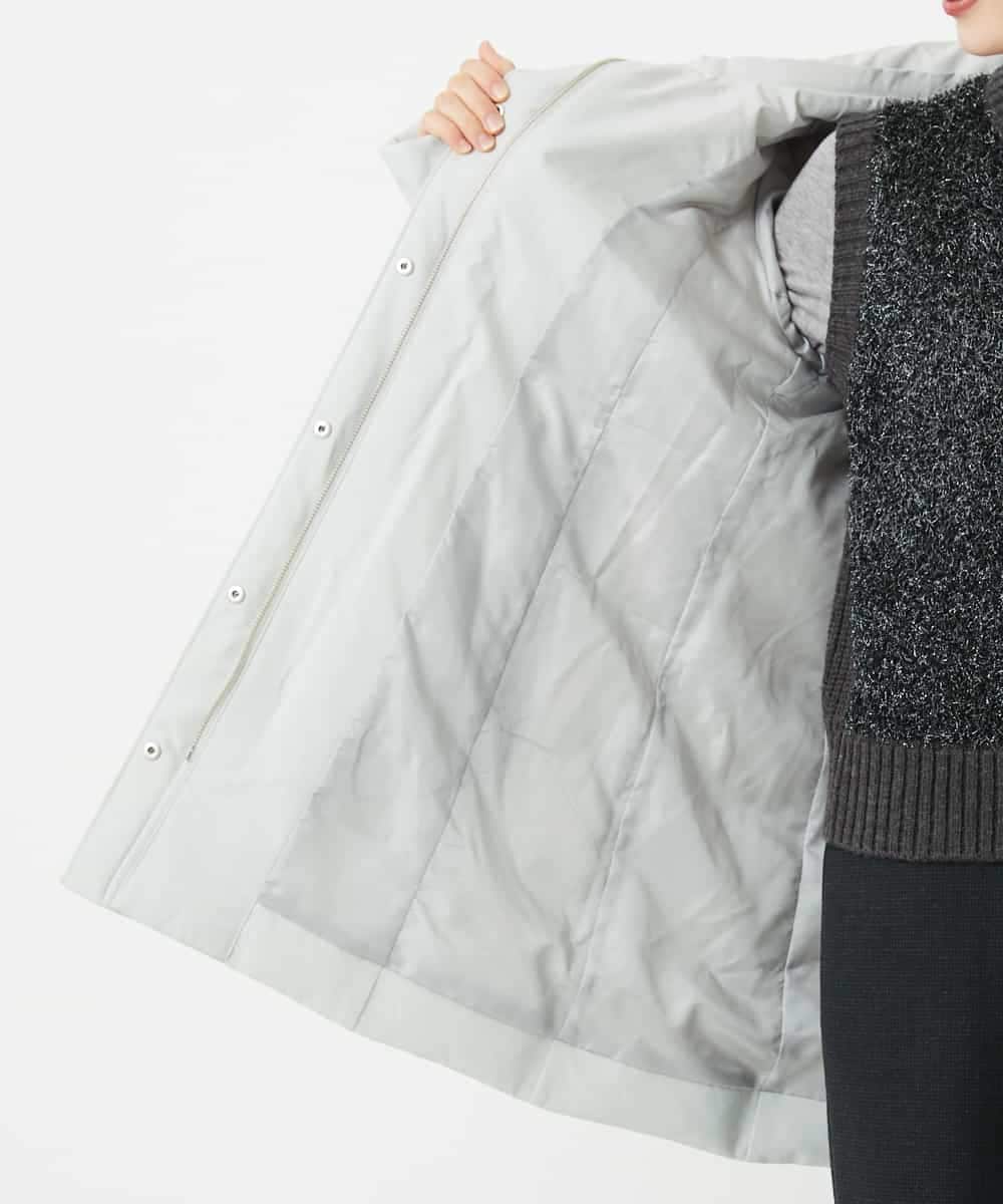 NHUAF85590 GIANNI LO GIUDICE(小さいサイズ)(メゾン ドゥ サンク) ストレッチタフタダウンコート ライトベージュ