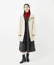 NHUAF85590 GIANNI LO GIUDICE(小さいサイズ)(メゾン ドゥ サンク) ストレッチタフタダウンコート ライトベージュ