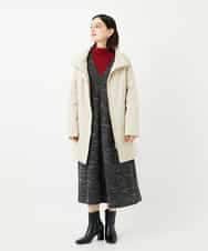 NHUAF85590 GIANNI LO GIUDICE(小さいサイズ)(メゾン ドゥ サンク) ストレッチタフタダウンコート ライトベージュ