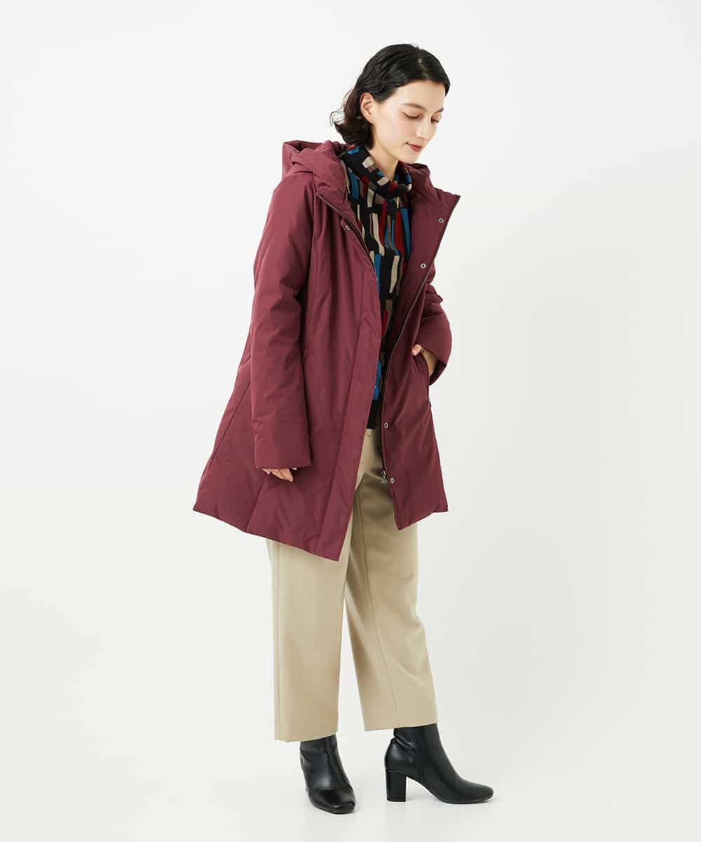 NHUAF85590 GIANNI LO GIUDICE(小さいサイズ)(メゾン ドゥ サンク) ストレッチタフタダウンコート ライトベージュ