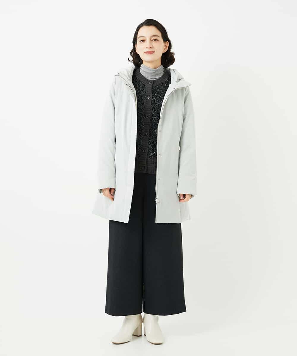NHUAF85590 GIANNI LO GIUDICE(小さいサイズ)(メゾン ドゥ サンク) ストレッチタフタダウンコート ライトベージュ