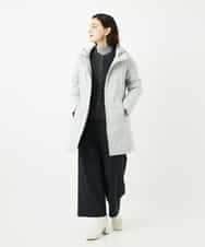NHUAF85590 GIANNI LO GIUDICE(小さいサイズ)(メゾン ドゥ サンク) ストレッチタフタダウンコート ライトベージュ