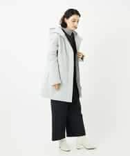 NHUAF85590 GIANNI LO GIUDICE(小さいサイズ)(メゾン ドゥ サンク) ストレッチタフタダウンコート ライトベージュ