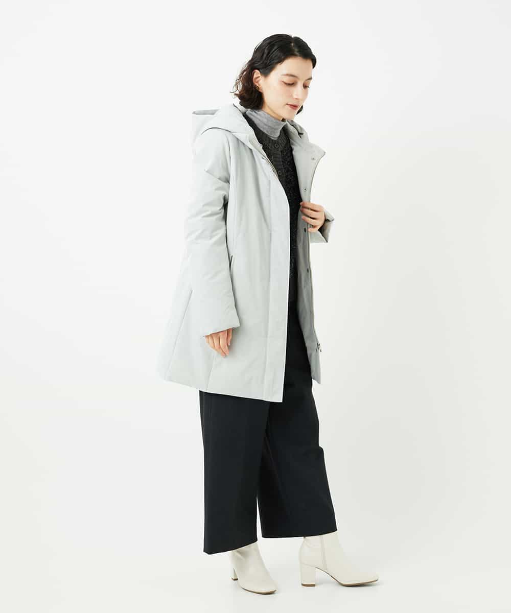 NHUAF85590 GIANNI LO GIUDICE(小さいサイズ)(メゾン ドゥ サンク) ストレッチタフタダウンコート ライトベージュ