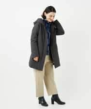 NHUAF85590 GIANNI LO GIUDICE(小さいサイズ)(メゾン ドゥ サンク) ストレッチタフタダウンコート ライトベージュ