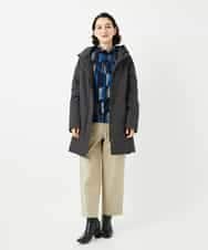 NHUAF85590 GIANNI LO GIUDICE(小さいサイズ)(メゾン ドゥ サンク) ストレッチタフタダウンコート ライトベージュ