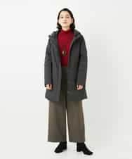 NHUAF85590 GIANNI LO GIUDICE(小さいサイズ)(メゾン ドゥ サンク) ストレッチタフタダウンコート ライトベージュ