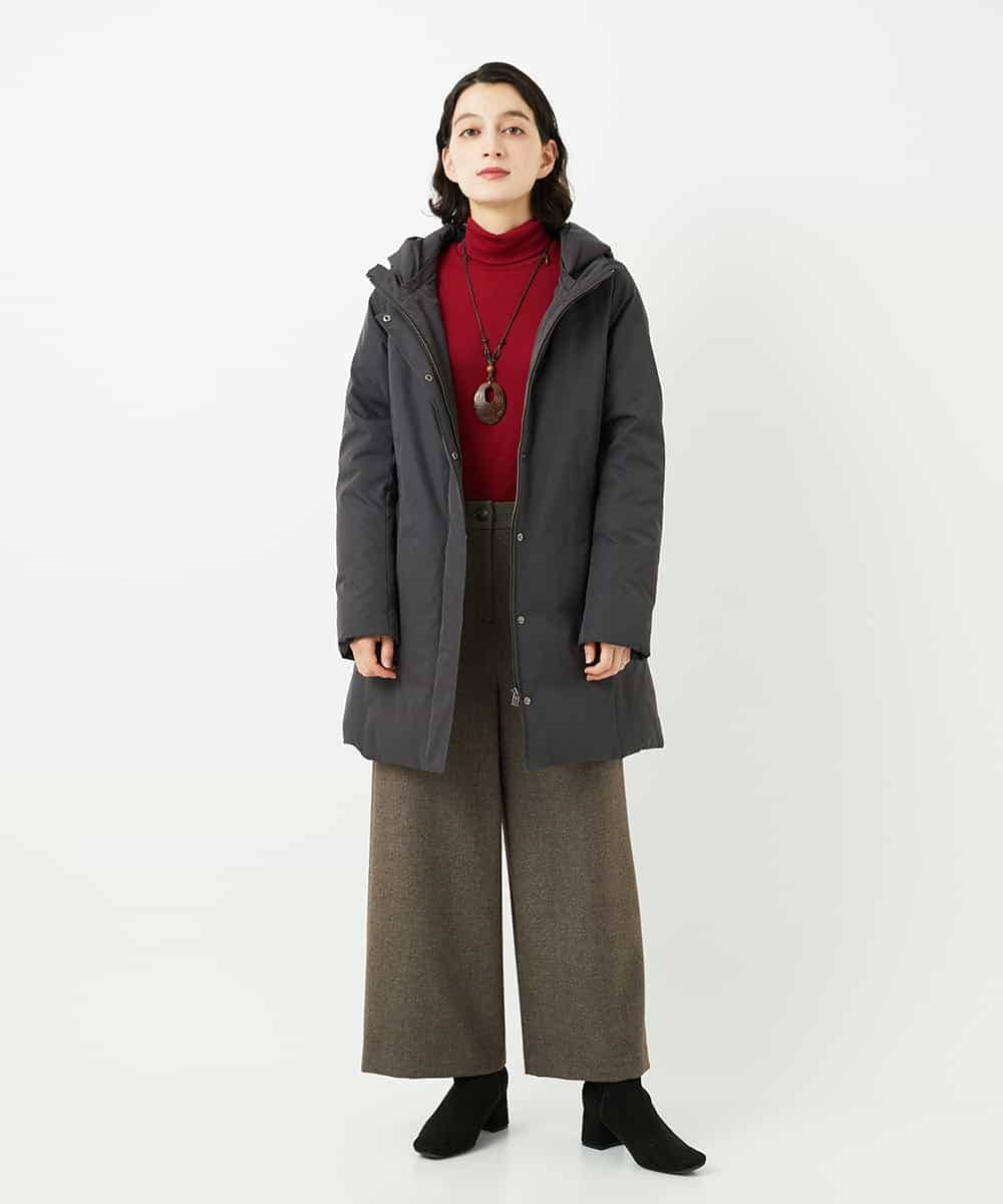 NHUAF85590 GIANNI LO GIUDICE(小さいサイズ)(メゾン ドゥ サンク) ストレッチタフタダウンコート ライトベージュ