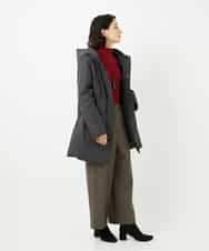 NHUAF85590 GIANNI LO GIUDICE(小さいサイズ)(メゾン ドゥ サンク) ストレッチタフタダウンコート ライトベージュ