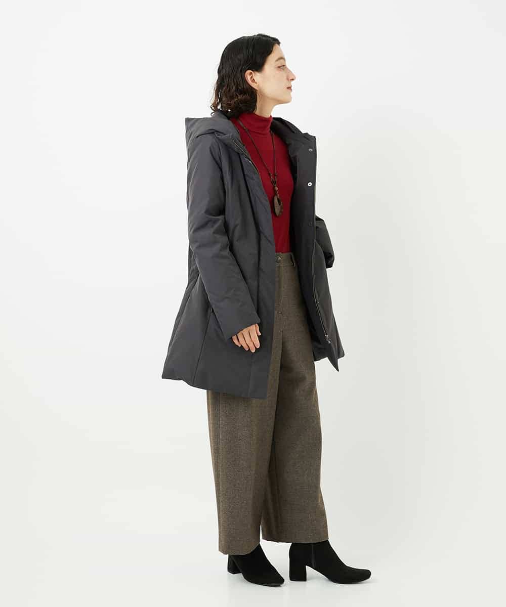 NHUAF85590 GIANNI LO GIUDICE(小さいサイズ)(メゾン ドゥ サンク) ストレッチタフタダウンコート ライトベージュ