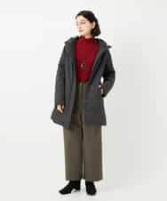 NHUAF85590 GIANNI LO GIUDICE(小さいサイズ)(メゾン ドゥ サンク) ストレッチタフタダウンコート ライトベージュ