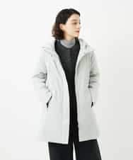 NHUAF85590 GIANNI LO GIUDICE(小さいサイズ)(メゾン ドゥ サンク) ストレッチタフタダウンコート ライトグレー