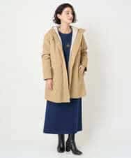 NHUAF91630 GIANNI LO GIUDICE(小さいサイズ)(メゾン ドゥ サンク) ボアライナー付き4wayコート ベージュ