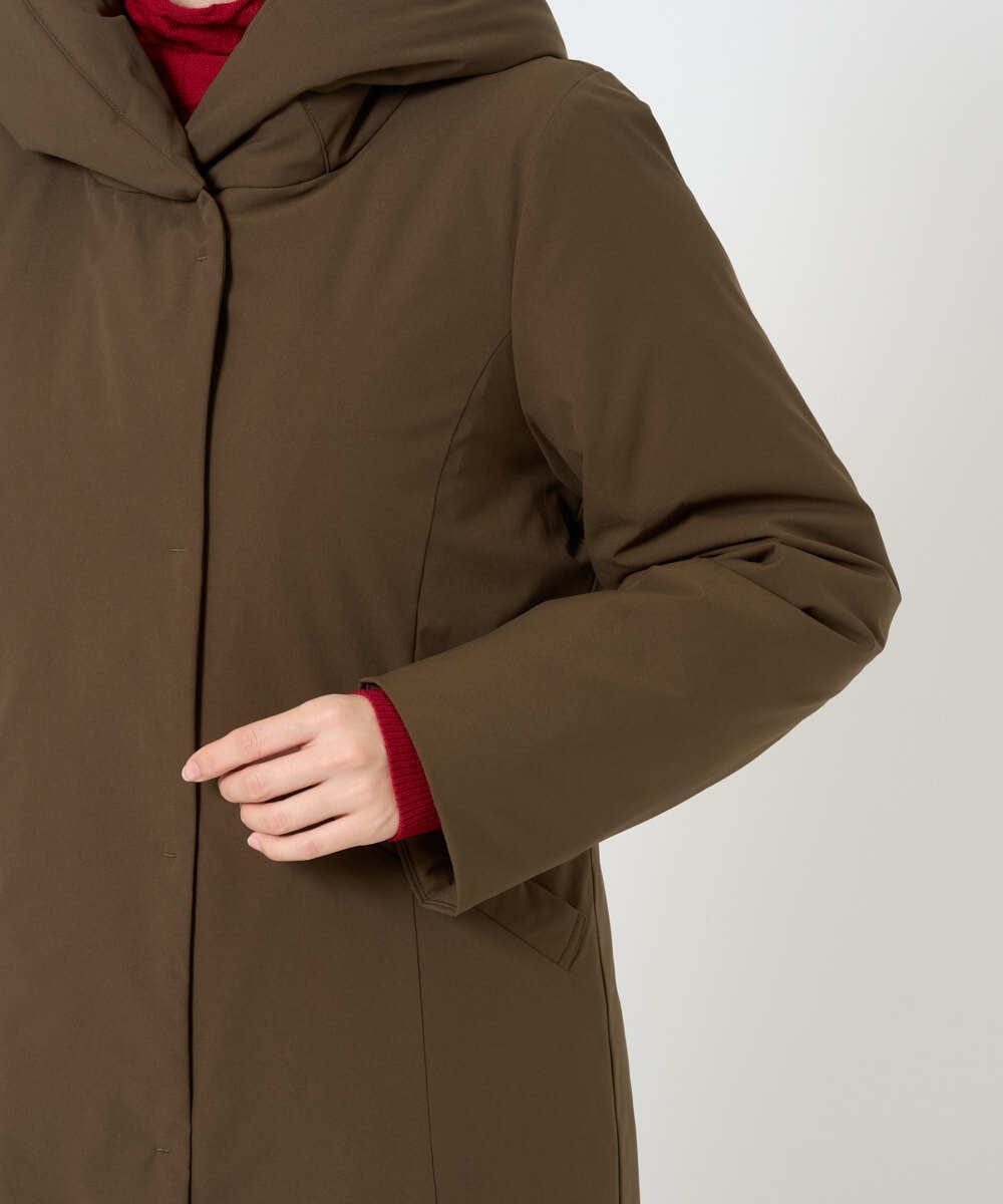 NHUAH45690 GIANNI LO GIUDICE(小さいサイズ)(メゾン ドゥ サンク) ＮＩＣＥＴＥＣＨストレッチダウンコート カーキ