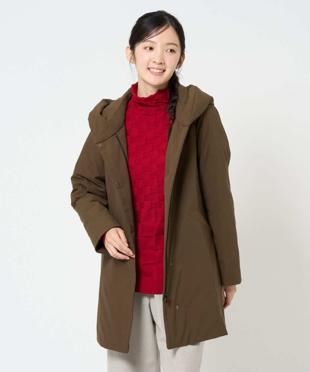 NHUAH45690 GIANNI LO GIUDICE(小さいサイズ)(メゾン ドゥ サンク) ＮＩＣＥＴＥＣＨストレッチダウンコート カーキ