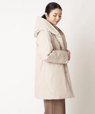 NHUAX88490 GIANNI LO GIUDICE(小さいサイズ)(メゾン ドゥ サンク) シャンブレーグログランダウンコート ダークグリーン
