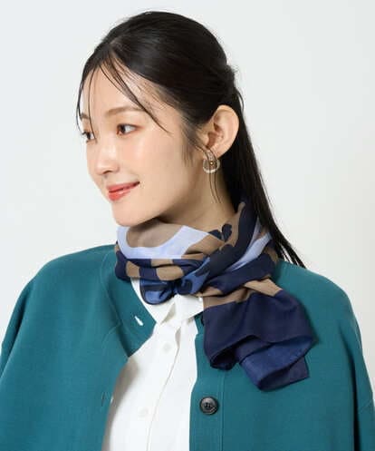 NK3JD06080 GIANNI LO GIUDICE ドットフラワーストール
