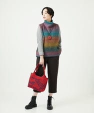 NK5AE11090 GIANNI LO GIUDICE(ジャンニ ロ ジュディチェ) ニットバッグ オレンジ