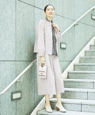 NK5EC04070 GIANNI LO GIUDICE(ジャンニ ロ ジュディチェ) ロゴニットポシェットバッグ アイボリー