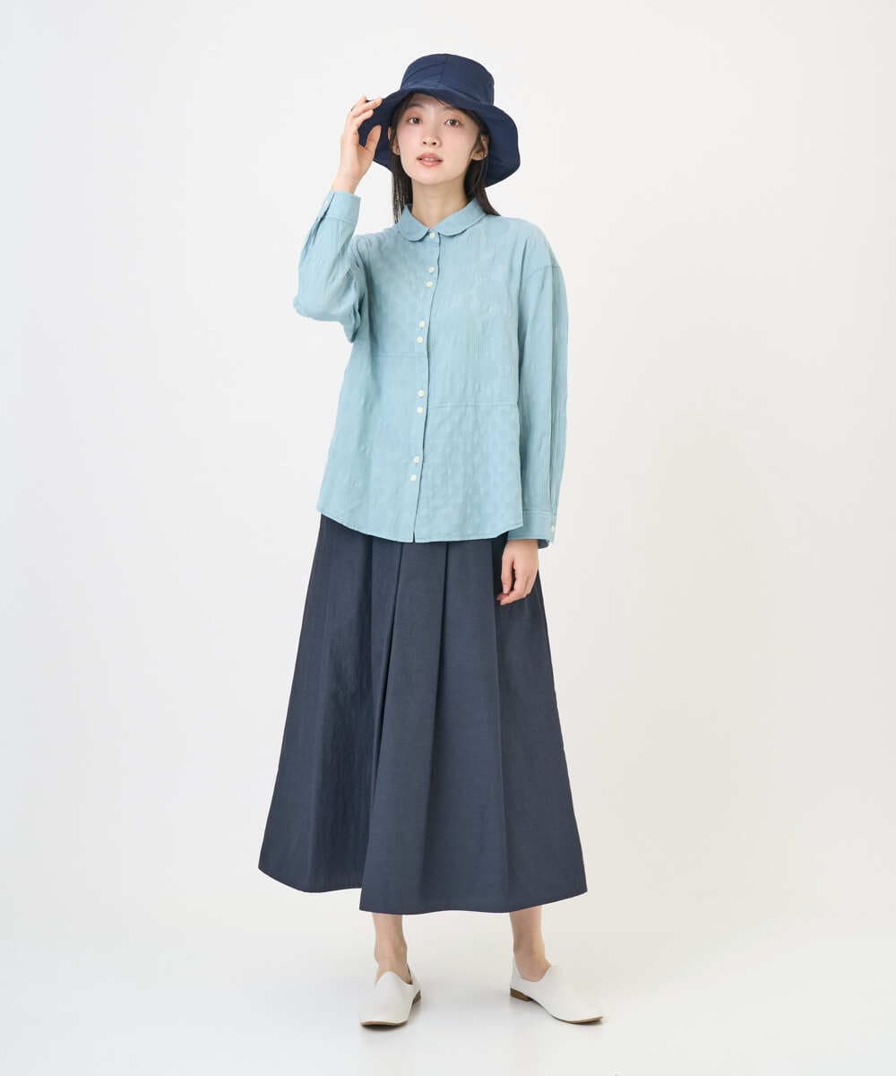 NK7ED02090 GIANNI LO GIUDICE(ジャンニ ロ ジュディチェ) コットンリネンハット ネイビー