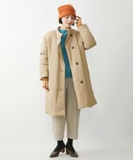 NR8AW09090 GIANNI LO GIUDICE(小さいサイズ)(メゾン ドゥ サンク) ランダムボーダーアームウォーマー ベージュ系