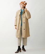 NR8AW09090 GIANNI LO GIUDICE(小さいサイズ)(メゾン ドゥ サンク) ランダムボーダーアームウォーマー ベージュ系