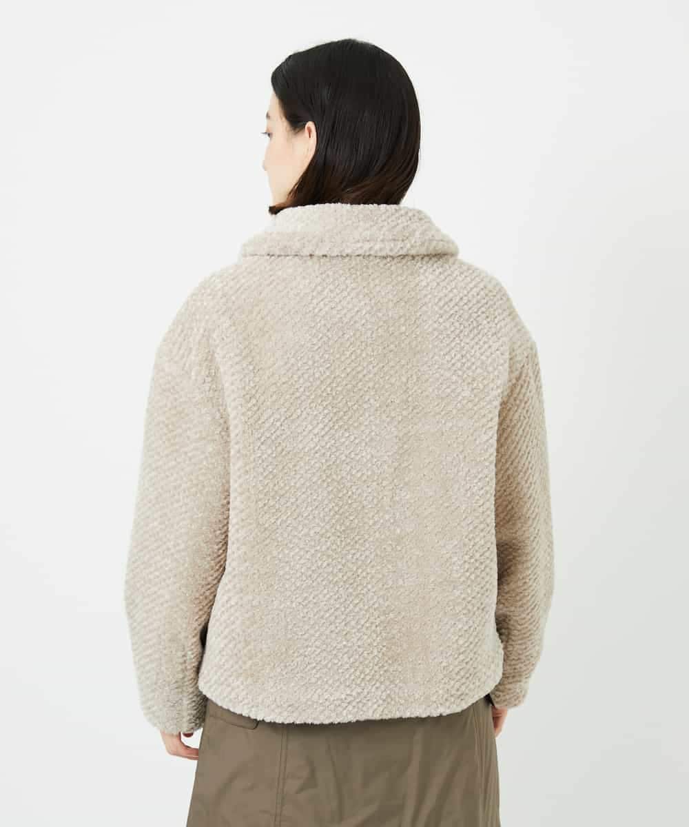 NSDAF84390 Maison de CINQ(メゾン ドゥ サンク) ステンカラープードルブルゾン ベージュ