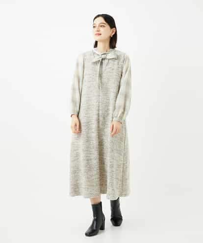 NSEAF85250 Maison de CINQ ニットツイードワンピース