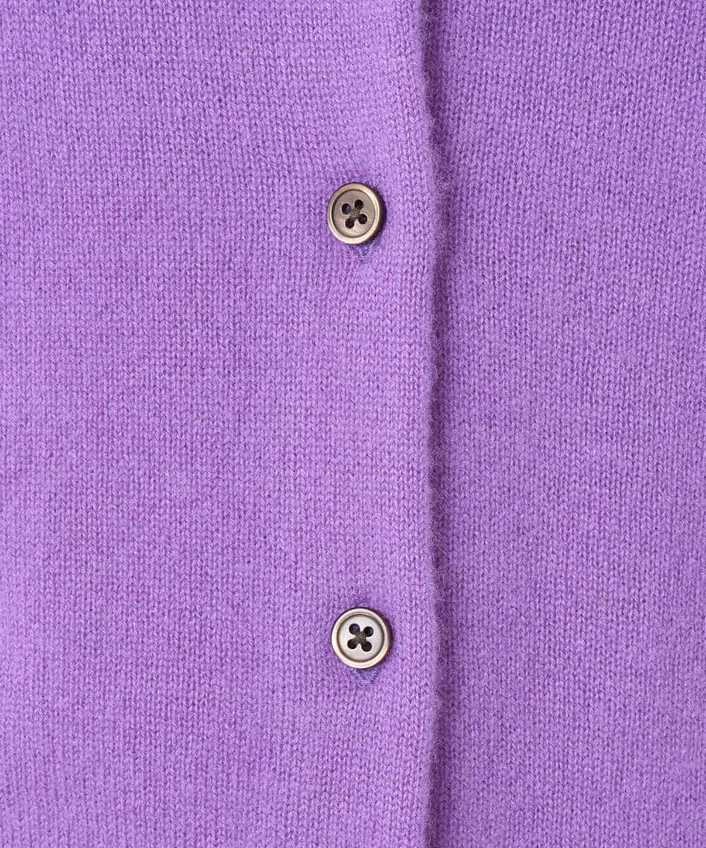 NSSAF83390 Maison de CINQ(メゾン ドゥ サンク) クルーネックカシミヤニットカーディガン ライトグレー
