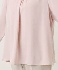 OLBDD04089 eur3(エウルキューブ) 【大きいサイズ/11号サイズあり】ジョーゼットタックブラウス ライトピンク(01)
