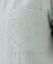 OLBDD07099 eur3(エウルキューブ) 【大きいサイズ】フーディ―ブラウス ライトグリーン