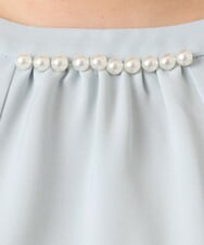 OLBDD09089 eur3(エウルキューブ) 【大きいサイズ/11号サイズあり】パール付きブラウス ライトブルー(50)