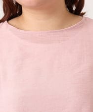 OLBDD11099 eur3(エウルキューブ) 【大きいサイズ】ドロップショルダーブラウス ピンク(03)