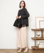 OLBDD11099 eur3(エウルキューブ) 【大きいサイズ】ドロップショルダーブラウス ダークグレー(93)