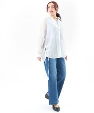 OLBEV11099 eur3(エウルキューブ) 【大きいサイズ】シアードビーブラウス ホワイト(90)