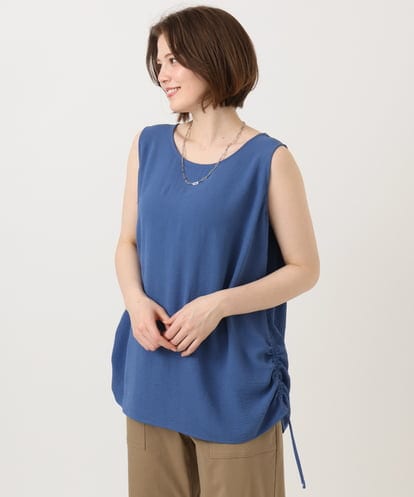 OLBGD37079 eur3 【大きいサイズ】サイドストリングタンクトップ